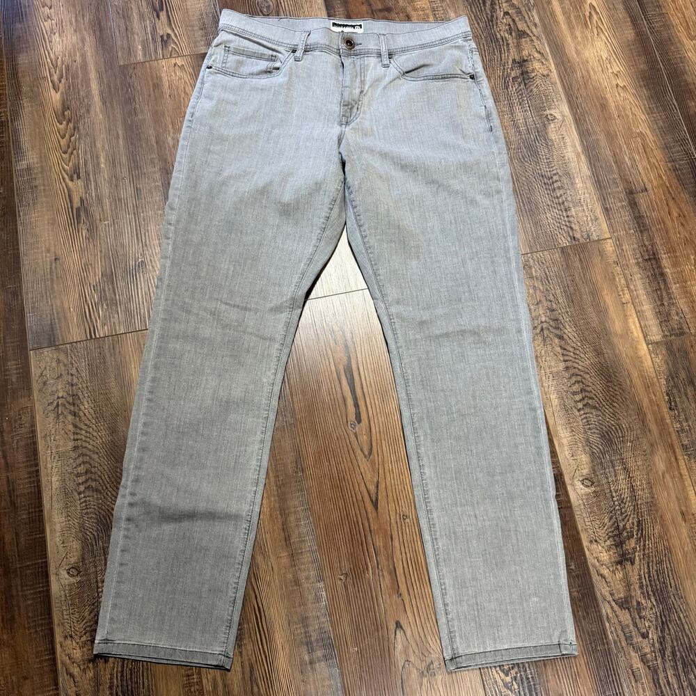Travis Mathew Jeans Legacy Featherweight Gray Straight Leg Stretch 32